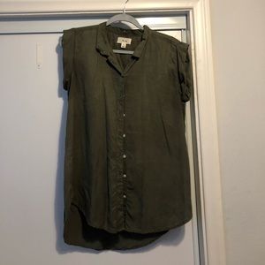 Soft Green Button Down